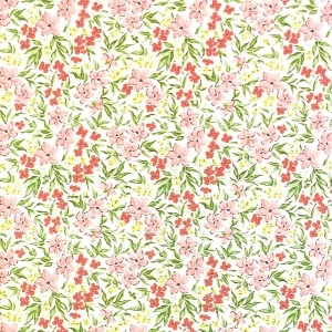 Poplin Premium Imprimat Digital Floricele - Pink