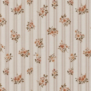Bumbac Imprimat Digital Flori - Maritoinette Beige & Peach