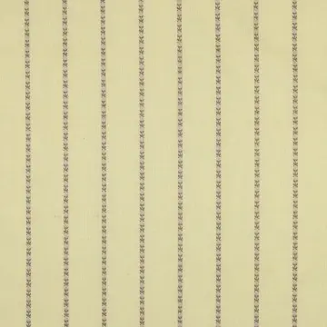 Material Bumbac Jacquard Imprimat - Flower & Stripes Galben - Img 2