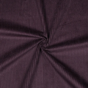 Material Catifea Reiată Corduroy Prespălat 4.5W, 100% bumbac - Aubergine - Img 3