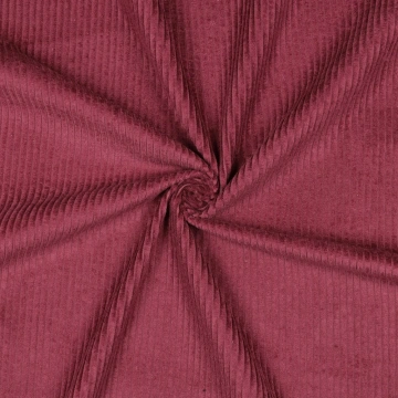 Material Catifea Reiată Corduroy Prespălat 4.5W, 100% bumbac - Berry - Img 3