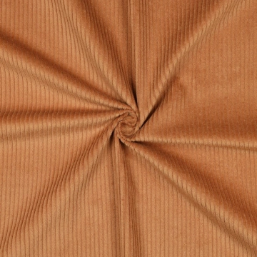 Material Catifea Reiată Corduroy Prespălat 4.5W, 100% bumbac - Cognac - Img 3
