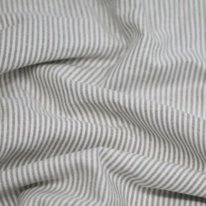 Material In și Bumbac - Dungi 2mm - Taupe