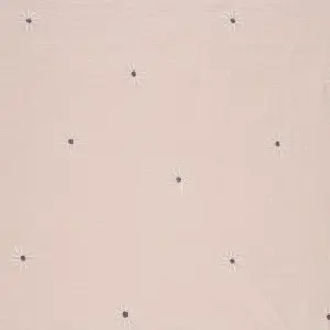 Material Muselină Brodată Flori, 100% bumbac - Pink - Img 2