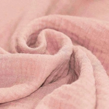 Material Muselină Dublă, 100% bumbac - Nude Pink
