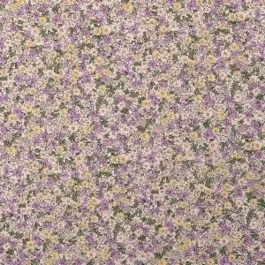 Material Voile Bumbac Flori - Lila - Img 2