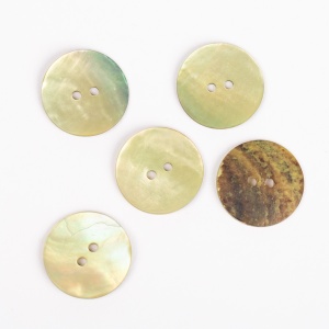 Nasture din sidef rotund 20mm- Verde - Img 3