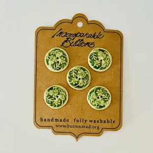 Nasturi Mari Botanici Verzi - Incomparable Buttons