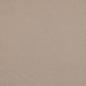 Poplin Bumbac Imprimat Buline Mici - Sand - Img 4
