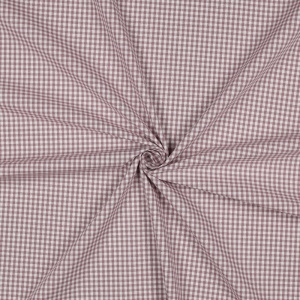 Poplin Bumbac Yarn Dyed Carouri 2.7mm - Mauve - Img 2