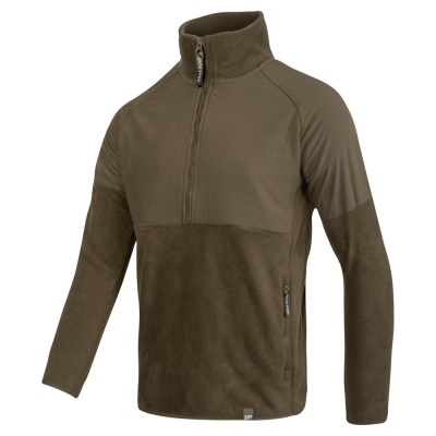 Bluză Fleece Jack Pyke Bleasdale cu Semi-Fermoar – Olive Închis - Img 3
