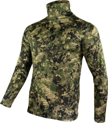 Bluză Tehnică Jack Pyke Roll Neck Digicam – Camuflaj, Respirabilă și Elastică - Img 3