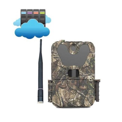 Set complet camera de vanatoare UOVision UM785-4G LTE cu functie cloud (acumulator+incarcator+memorie+SD+carcasa metalica+cablu pentru blocare) - Img 2