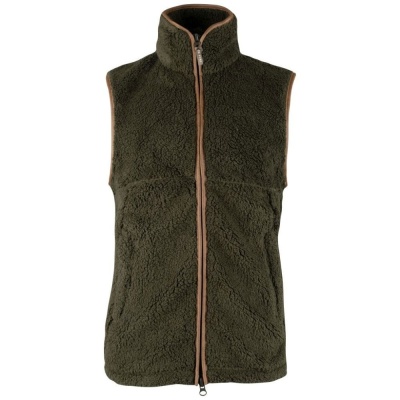 Vestă Jack Pyke Countryman Chunky Fleece Gilet, oliv închis