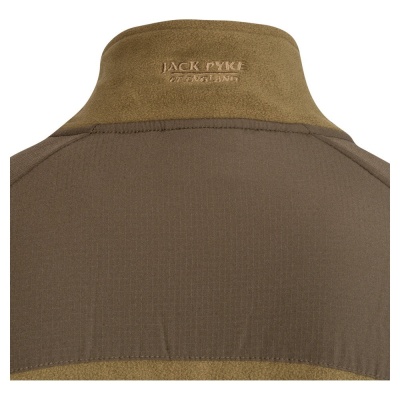 Bluză Fleece Jack Pyke Bleasdale cu Semi-Fermoar – Muștar Închis - Img 5