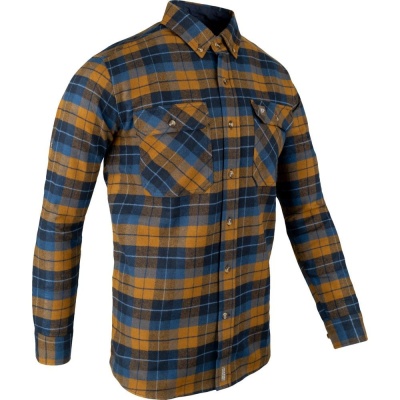 Cămașă Flanel Groasă Jack Pyke Bleasdale – Bleumarin/Ruginiu - Img 2