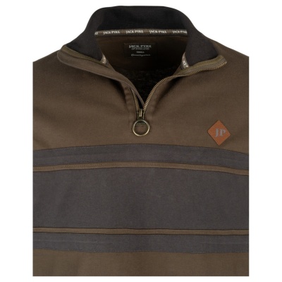 Hanorac Jack Pyke Contrast cu Semi-Fermoar – Verde - Img 4