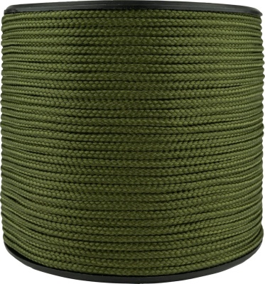 Web-Tex cordelina paracord, 3 mm, 100 m, verde - Img 4