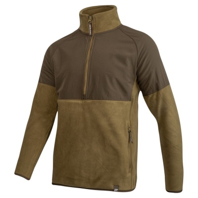 Bluză Fleece Jack Pyke Bleasdale cu Semi-Fermoar – Muștar Închis - Img 2
