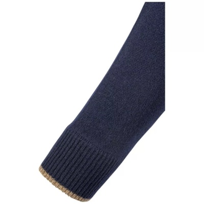 Jack Pyke Ashcombe Pulover 100% lână de miel cu decolteu V, culoare bleumarin - Img 11