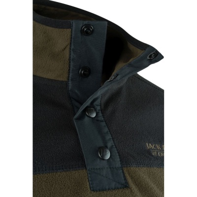 Top Jack Pyke Snap Neck Fleece, oliv închis - Img 3