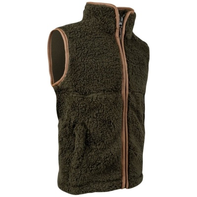 Vestă Jack Pyke Junior Sherpa Fleece, culoare oliv închis - Img 2