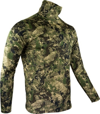 Bluză Tehnică Jack Pyke Roll Neck Digicam – Camuflaj, Respirabilă și Elastică - Img 4