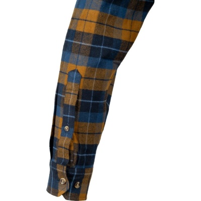 Cămașă Flanel Groasă Jack Pyke Bleasdale – Bleumarin/Ruginiu - Img 6