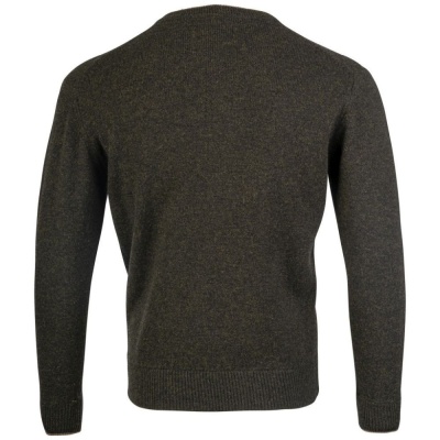 Jack Pyke Ashcombe Pulover 100% lână de miel cu decolteu V, culoare oliv - Img 6