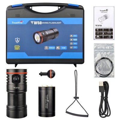 Lampa pentru scufundari TrustFire DF50 LED - Img 2