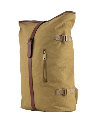 RUCSAC EXTENSIBIL CANVAS DIN BUMBAC CU DENSITATE MARE JACK PYKE, CU CLAPETĂ PLIABILĂ, MARO DESCHIS - Img 2