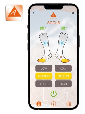 Sosete incalzite ALPENHEAT FIRE-SOCKS AJ27APP marime L - Img 3