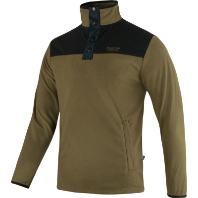 Top Jack Pyke Snap Neck Fleece, muștar închis - Img 6