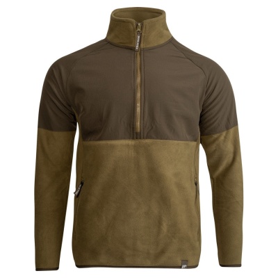 Bluză Fleece Jack Pyke Bleasdale cu Semi-Fermoar – Muștar Închis