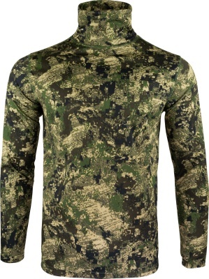 Bluză Tehnică Jack Pyke Roll Neck Digicam – Camuflaj, Respirabilă și Elastică - Img 1