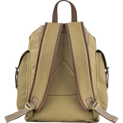 Rucsac canvas Day Pack Jack Pyke din pânză, maro deschis - Img 6