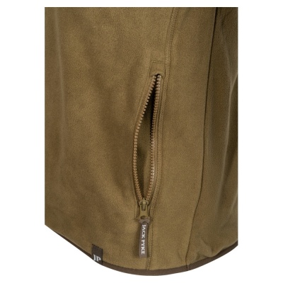 Bluză Fleece Jack Pyke Bleasdale cu Semi-Fermoar – Muștar Închis - Img 3