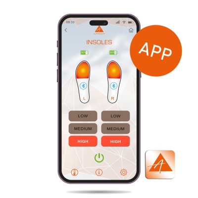 Branțuri încălzite ALPENHEAT WIRELESS HOTSOLE App L/XL - Img 5