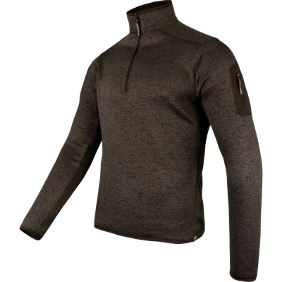 Fleece Jack Pyke Melange Quarter Zip, maro