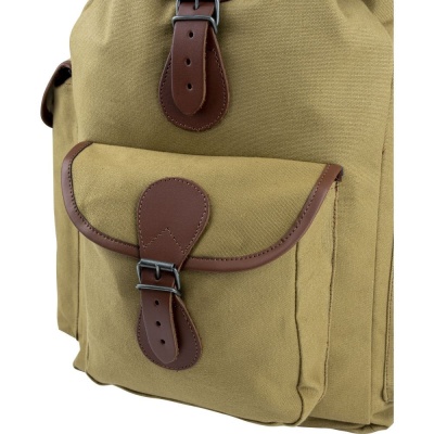 Rucsac canvas Day Pack Jack Pyke din pânză, maro deschis - Img 3