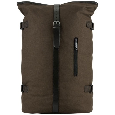 RUCSAC EXTENSIBIL CANVAS DIN BUMBAC CU DENSITATE MARE JACK PYKE, CU CLAPETĂ PLIABILĂ, MARO