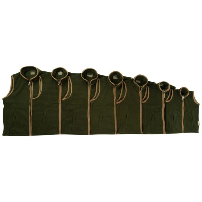 Vesta Fleece Jack Pyke Junior Countryman Dark Olive - Img 3