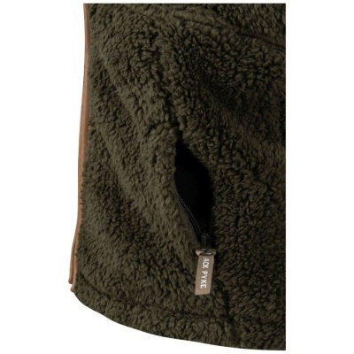 Vestă Jack Pyke Junior Sherpa Fleece, culoare oliv închis - Img 3