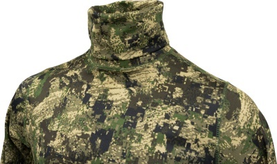 Bluză Tehnică Jack Pyke Roll Neck Digicam – Camuflaj, Respirabilă și Elastică - Img 5