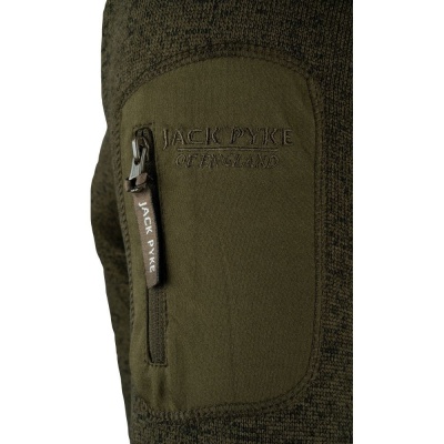 Bluza tricot Fleece Jack Pyke Melange Quarter Zip - Img 3