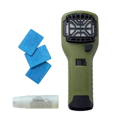 DISPOZITIV PORTABIL ANTIȚÂNȚARI THERMACELL MR300, VERDE OLIV - Img 2