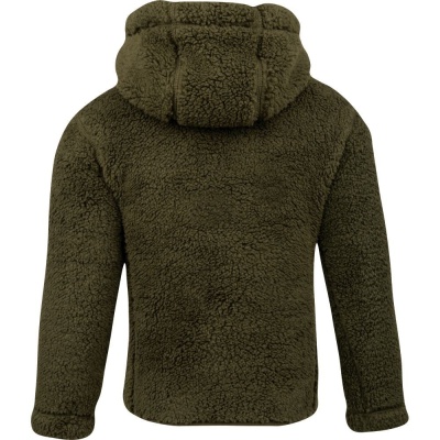 Hanorac Jack Pyke Junior Sherpa Fleece, verde închis - Img 2