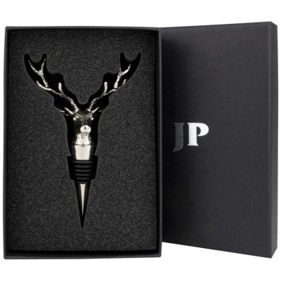 DOP CERB PENTRU STICLA DE VIN, ZINC ȘI SILICON, 15.5x8.5x3 cm - Img 3