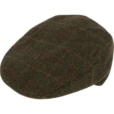 Șapcă Jack Pyke Flat Cap din amestec de lână, oliv închis - Img 2