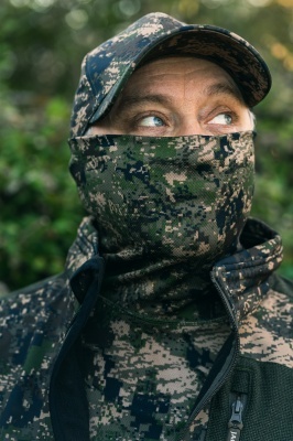 Bluză Tehnică Jack Pyke Roll Neck Digicam – Camuflaj, Respirabilă și Elastică - Img 9